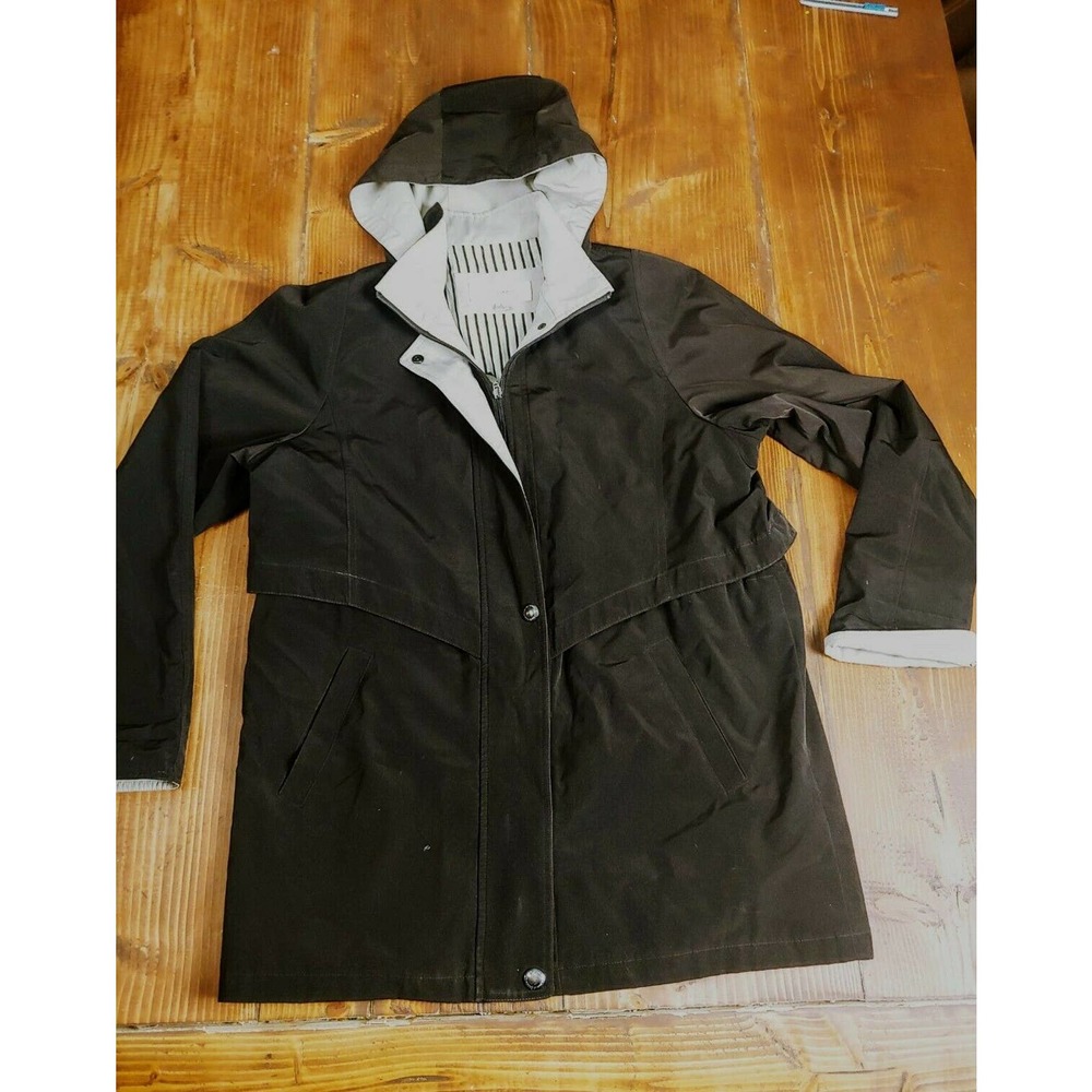 LIZ CLAIBORNE Women Brown Wind Jacket Coat